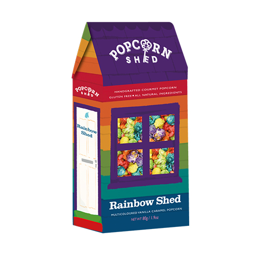 Popcorn Rainbow Shed - Sött och salt